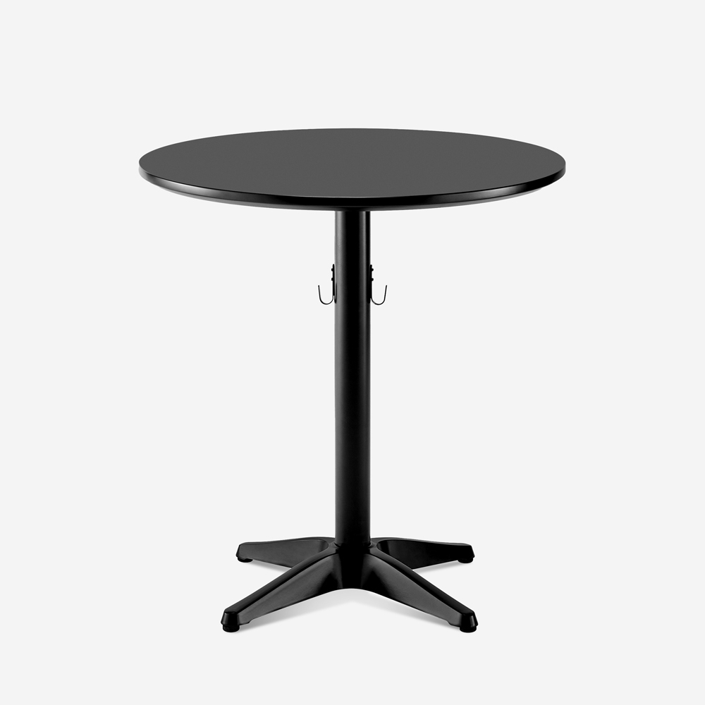 Tisch 70cm rund für Bar Pub Restaurant mit Taschenhaken Engys Aktion Tisch 70cm rund für Bar Pub Restaurant mit Taschenhaken Engys Aktion