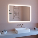Specchio bagno antiappannamento con LED retroilluminato 100x70 ETR127-M Promozione