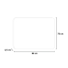 Specchio da bagno LED retroilluminato 80x70cm con antiappannamento ETR100-M Offerta