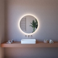 Specchio smart da bagno retroilluminato tondo 60cm antiappannamento ETR116-S Promozione