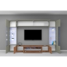Parete attrezzata moderna per soggiorno con porta TV e 2 vetrine Egypt TW Vendita