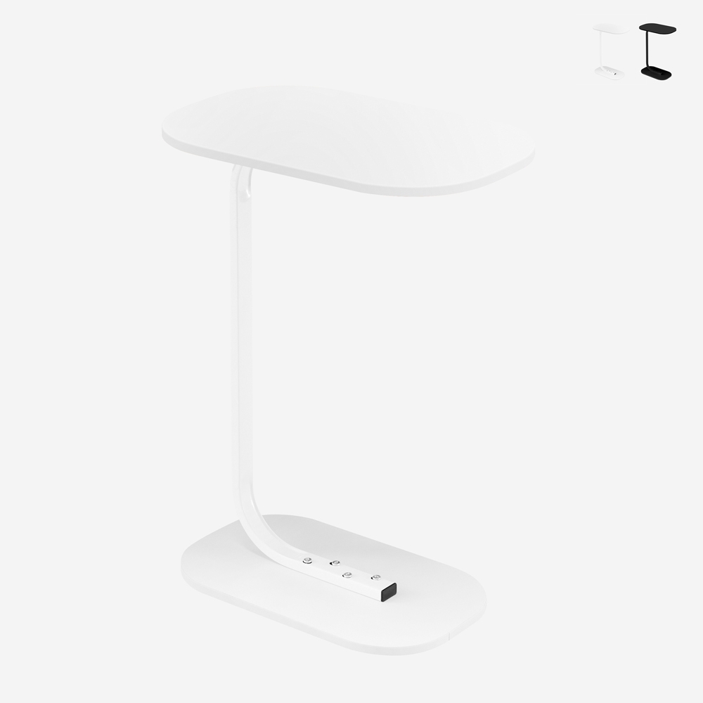 Tavolino laterale per divano bianco e nero da salotto Kavet Promozione Tavolino laterale per divano bianco e nero da salotto Kavet Promozione