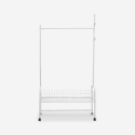 Kleiderständer mit Rädern Trolley aus Metall Lamy Angebot