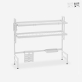 Scolapiatti da appoggio sopra lavello cucina salvaspazio 95x27x79 Teket Promozione