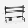 Scolapiatti da appoggio nero bianco sopra lavello cucina Teket Plus Stock