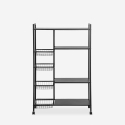 Carrello cucina con cestelli portafrutta e verdura 80x32x135cm Faris XL Vendita