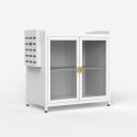 Mobiletto armadio scolapiatti organizer per cucina 44x28x47cm Arin Sconti