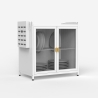 Mobiletto armadio scolapiatti organizer per cucina 44x28x47cm Arin Offerta
