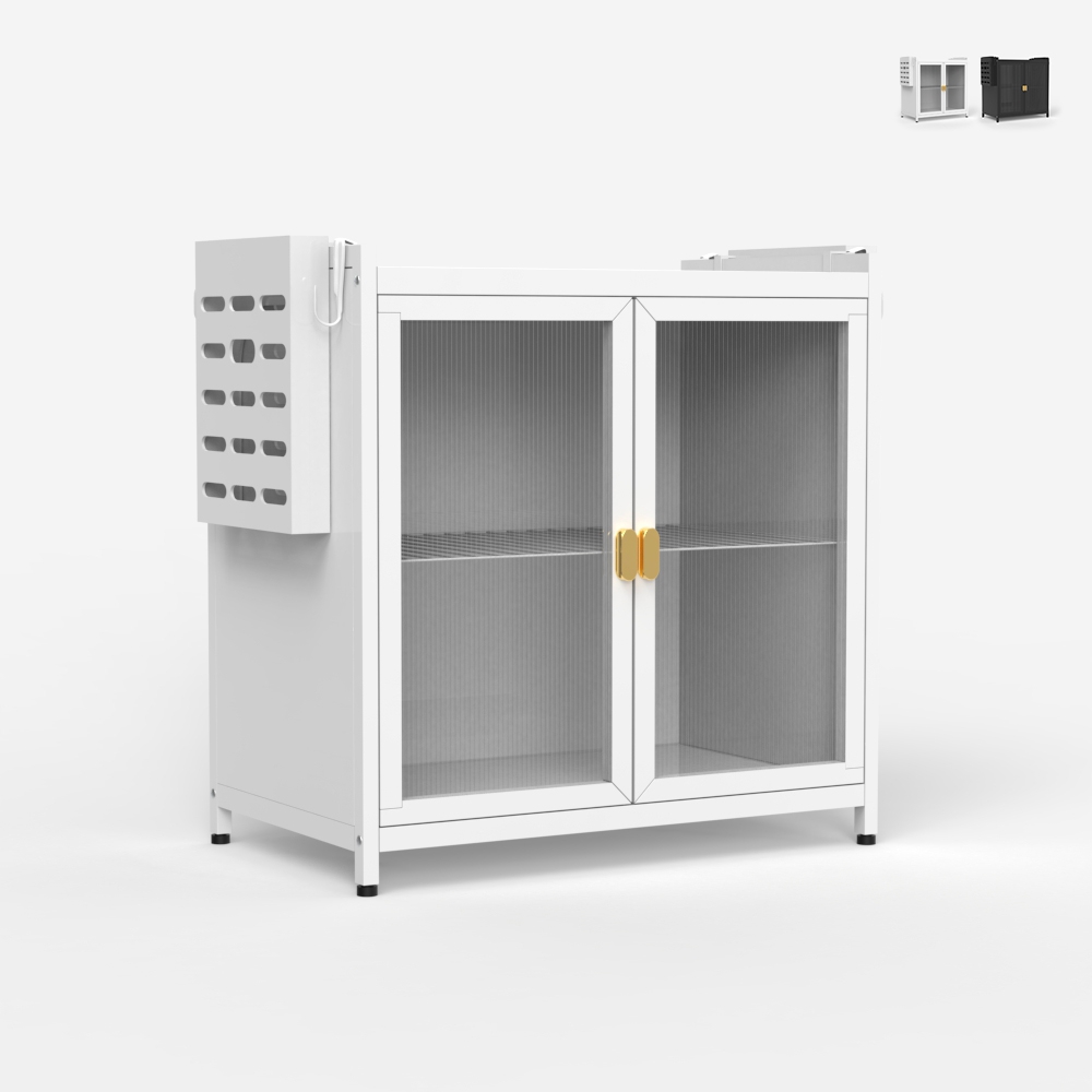 Mobiletto armadio scolapiatti organizer per cucina 44x28x47cm Arin Promozione