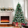 Sapin de Noël 180 cm artificiel écologique avec décoration Bergen Vente