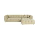 Canapé d'angle 4 places modulable en velours côtelé Cady Velvet Right Offre