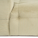 Divano 4 posti angolare destro modulare in velluto a coste Cady Velvet Right Stock