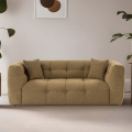 Divano 2 posti moderno in bouclè color kaki 192cm Cady 2 Promozione
