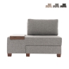 Poltrona letto chaise longue sinistra pieghevole in lino Betty Left Vendita