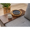 Poltrona letto chaise longue sinistra pieghevole in lino Betty Left Caratteristiche