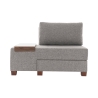 Poltrona letto chaise longue sinistra pieghevole in lino Betty Left Prezzo