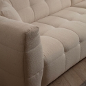 Divano 4 posti angolare destro con chaiselongue in bouclè Cady Right Sconti