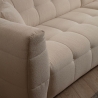 Divano 4 posti angolare destro con chaiselongue in bouclè Cady Right Sconti