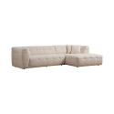 Divano 4 posti angolare destro con chaiselongue in bouclè Cady Right Vendita