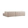 Divano 4 posti angolare destro con chaiselongue in bouclè Cady Right Stock