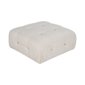 Pouf poggiapiedi bianco in bouclè 95x95cm Bubble PB Vendita