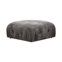 Pouf poggiapiedi in velluto 95x95cm Bubble PV Offerta
