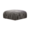 Pouf poggiapiedi in velluto 95x95cm Bubble PV Offerta