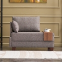 Poltrona chaise longue moderna con vassoio integrato Fly Left Vendita