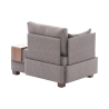 Poltrona chaise longue moderna con vassoio integrato Fly Left Scelta