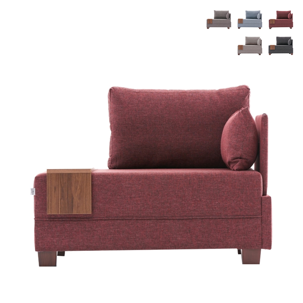 Chaise longue en tissu avec plateau intégré Fly Right Promotion Chaise longue en tissu avec plateau intégré Fly Right Promotion