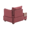 Poltrona chaise longue in tessuto con vassoio integrato Fly Right 