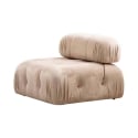 Mittelmodul für Sektionssofa aus Samt Bubble 1V Angebot