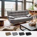 Divano letto in microfibra 2 posti design moderno Centenario Promozione