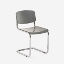 Sedia sala da pranzo riunioni ufficio design moderno a sbalzo Erys Light Saldi