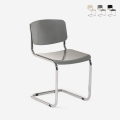 Sedia sala da pranzo riunioni ufficio design moderno a sbalzo Erys Light Promozione
