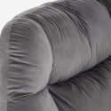 Poltrona da salotto soggiorno moderna in velluto di design Karu Catalogo