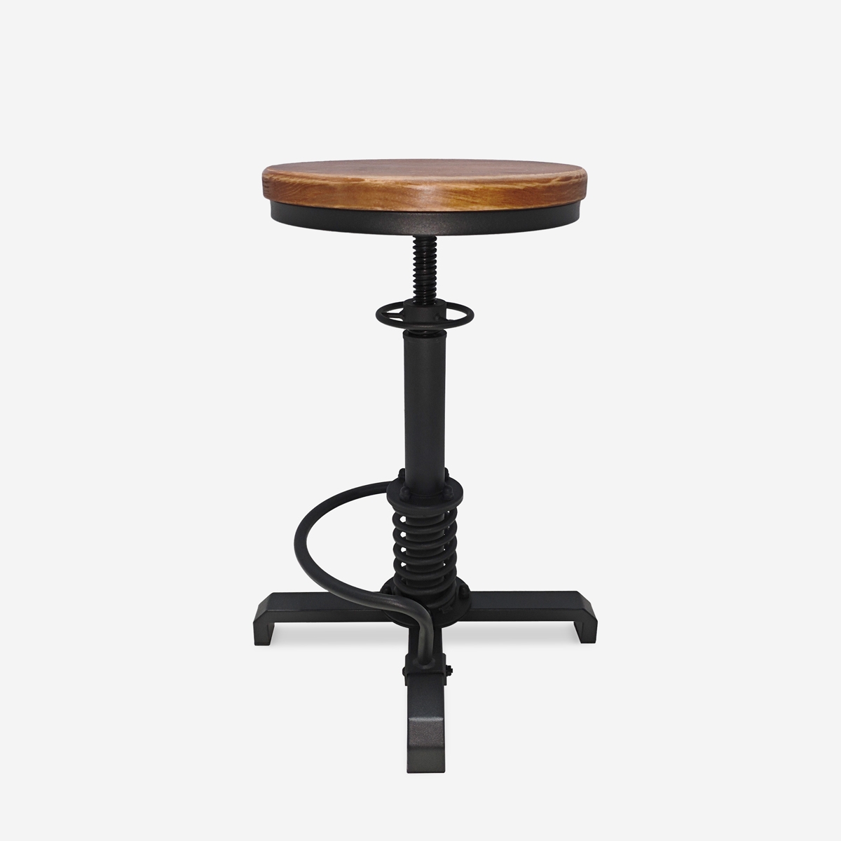 Tabouret de bar réglable à vis de style industriel vintage Helix Promotion Tabouret de bar réglable à vis de style industriel vintage Helix Promotion