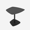 Tavolino basso da salotto design contemporaneo in metallo nero Dusk Vendita