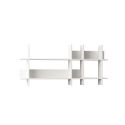 Mensola da parete di design 150x70cm in legno bianco Beads Vendita