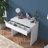 Mobile consolle postazione trucco bianco con cassetto a 8 scomparti Uppy Sconti