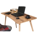 Scrivania ufficio moderna in legno 120x60cm naturale Fabio Offerta