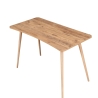 Scrivania ufficio moderna in legno 120x60cm naturale Fabio Saldi