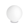 Lampada da tavolo rotonda in vetro bianco Ø20cm Area S Offerta