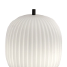 Lampada da tavolo elegante in vetro soffiato e metallo nero Domizia-T Catalogo