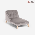 Chaise longue divano per cani e gatti in velluto Serin Promozione