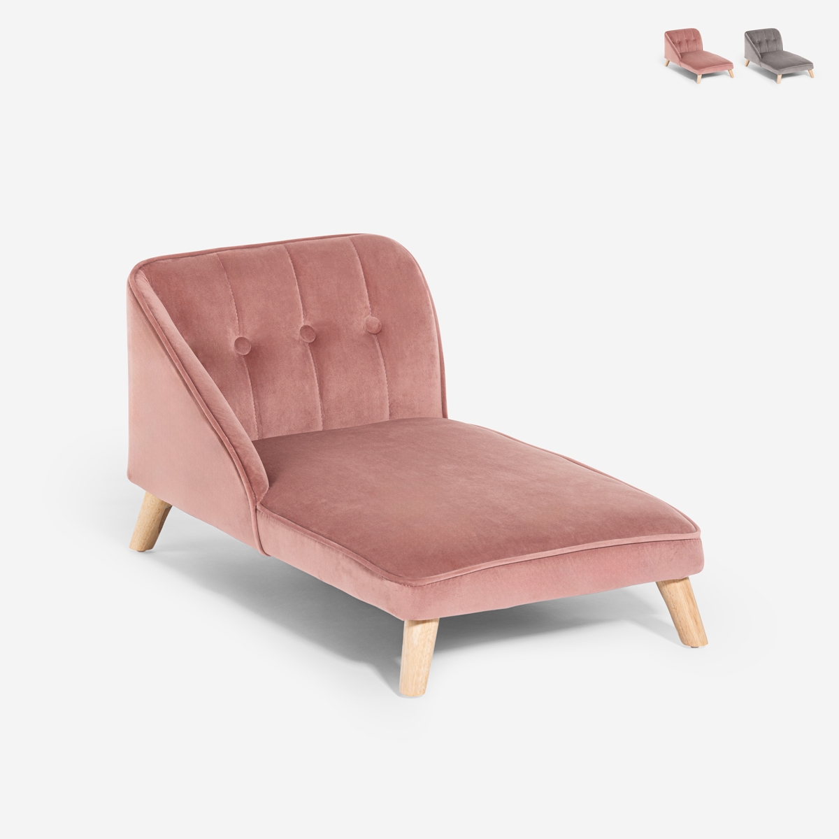 Chaise longue divano per cani e gatti in velluto Serin Offerta Chaise longue divano per cani e gatti in velluto Serin Offerta