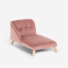 Chaise longue divano per cani e gatti in velluto Serin Modello