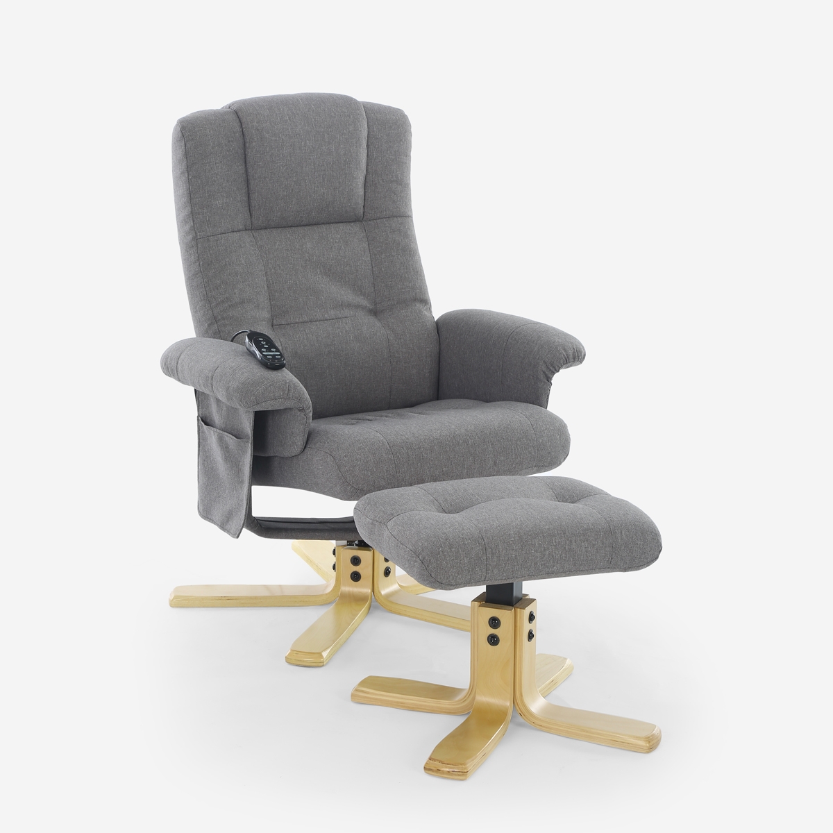 Fauteuil relax ergonomique massant chauffant avec repose-pieds Nairo Promotion Fauteuil relax ergonomique massant chauffant avec repose-pieds Nairo Promotion