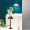 Lampada da tavolo senza fili portatile touch in/outdoor Moon Vendita