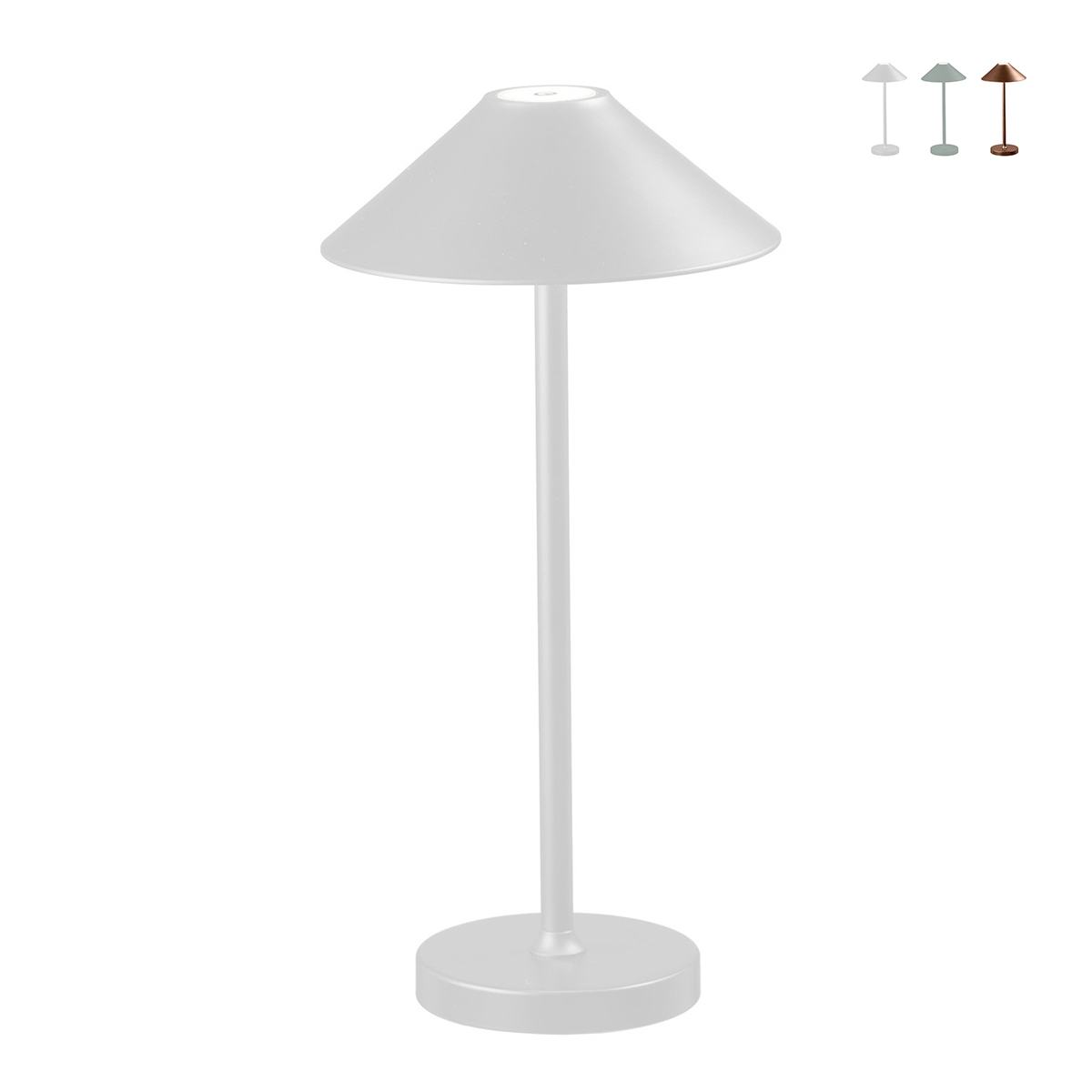 Lampada da tavolo senza fili portatile touch in/outdoor Moon Promozione Lampada da tavolo senza fili portatile touch in/outdoor Moon Promozione